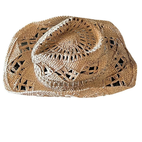 Cowboy Hat made of 100% natural grass - Picture 1 of 7